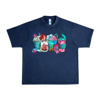 Navy mermaid coffee cups Urban Heavy Tee - Zillion Design Studio