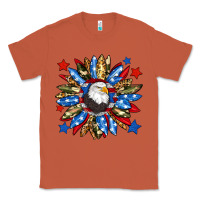 Copper American flag sunflower Classic Tee - Neo Western