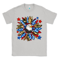 Moon Dust American flag sunflower Classic Tee - Neo Western