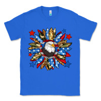True Royal American flag sunflower Classic Tee - Neo Western