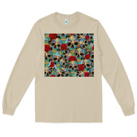 Mushroom sugar skulls roses tumbler 3 Long Sleeve Tee - CTS Tumbler Store