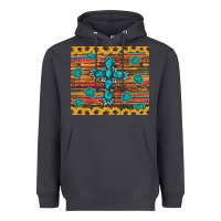Smoke western gemstone cross sunflowers leopard serape glitter wooden tumble Heavyweight Hoodie - Artiststas