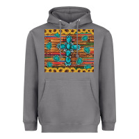 Storm western gemstone cross sunflowers leopard serape glitter wooden tumble Heavyweight Hoodie - Artiststas