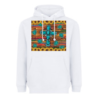 White western gemstone cross sunflowers leopard serape glitter wooden tumble Heavyweight Hoodie - Artiststas