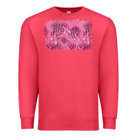 Cardinal Distressed breast cancer background Premium Sweatshirt - Jasminsmagicworld