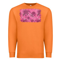 Carrot Distressed breast cancer background Premium Sweatshirt - Jasminsmagicworld