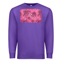Purple Distressed breast cancer background Premium Sweatshirt - Jasminsmagicworld