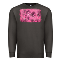 Smoke Distressed breast cancer background Premium Sweatshirt - Jasminsmagicworld