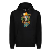 Black free spirit bull skull Premium Hoodie - MaliasSmallBusiness