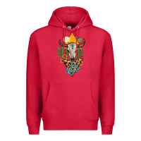 Cardinal free spirit bull skull Premium Hoodie - MaliasSmallBusiness