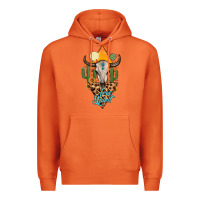 Carrot free spirit bull skull Premium Hoodie - MaliasSmallBusiness
