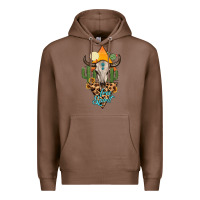 Chestnut free spirit bull skull Premium Hoodie - MaliasSmallBusiness