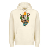 Sandshell free spirit bull skull Premium Hoodie - MaliasSmallBusiness
