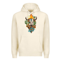 Tofu free spirit bull skull Premium Hoodie - MaliasSmallBusiness