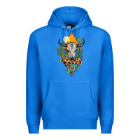 True Royal free spirit bull skull Premium Hoodie - MaliasSmallBusiness
