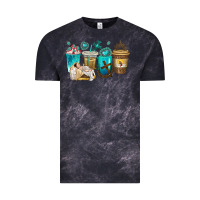 Cloud Black jesus coffee cups Vintage Tee - texasbilliewilder