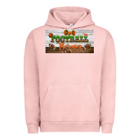 Pigment Salmon football therapy license plate Urban Hoodie - BundleAndBundleShop