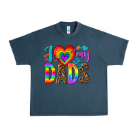 Midnight Navy i love my dads Urban Heavy Tee - texasbilliewilder