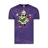 Cloud Purple little debbie christmas tree cakes Vintage Tee - Zillion Design Studio