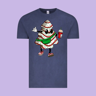 Little Debbie Christmas Tree Cakes Vintage Tee Designed By Zillion Design Studio
