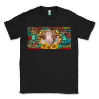 Black merino ram license plate Classic Tee - BarkalooDesign