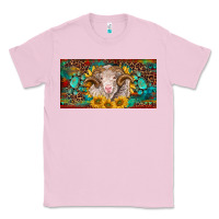 Bubblegum Pink merino ram license plate Classic Tee - BarkalooDesign