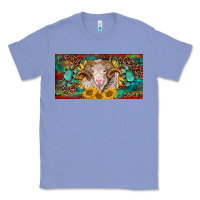Colony Blue merino ram license plate Classic Tee - BarkalooDesign