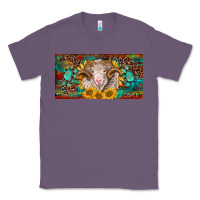 Lavender merino ram license plate Classic Tee - BarkalooDesign