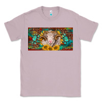 Lilac merino ram license plate Classic Tee - BarkalooDesign