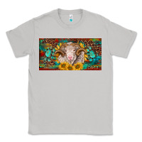 Moon Dust merino ram license plate Classic Tee - BarkalooDesign