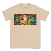 Mushroom merino ram license plate Classic Tee - BarkalooDesign