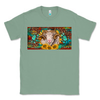 Sage merino ram license plate Classic Tee - BarkalooDesign