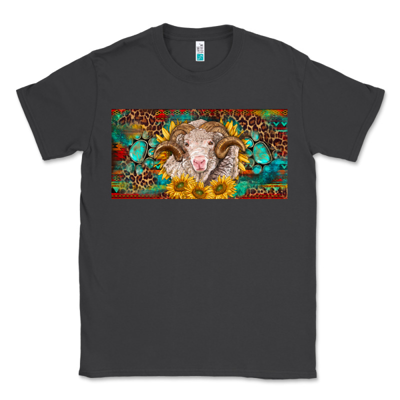 Merino Ram License Plate Classic Tee by BarkalooDesign | Teevron
