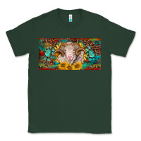 Sports Green merino ram license plate Classic Tee - BarkalooDesign