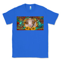 True Royal merino ram license plate Classic Tee - BarkalooDesign