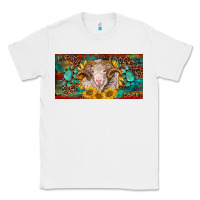 White merino ram license plate Classic Tee - BarkalooDesign