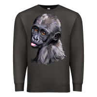 Smoke Baby Gorilla Head Premium Sweatshirt - LillyAllenDesigns
