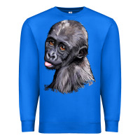 True Royal Baby Gorilla Head Premium Sweatshirt - LillyAllenDesigns