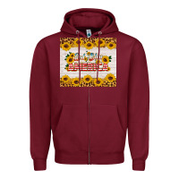 Burgundy god bless america tumbler Zipper Hoodie - HRA Design Shop