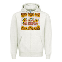 Oatmeal Heather god bless america tumbler Zipper Hoodie - HRA Design Shop