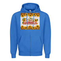 True Royal god bless america tumbler Zipper Hoodie - HRA Design Shop