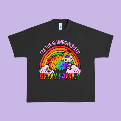 Urban Heavy Tee i m the rainbow sheep of my family pride lgbtq