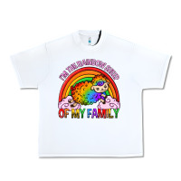 White i m the rainbow sheep of my family pride lgbtq Urban Heavy Tee - texasbilliewilder