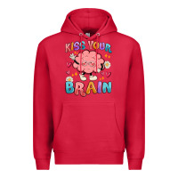 Cardinal kiss your brain Premium Hoodie - MaliasSmallBusiness