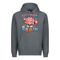 Rock kiss your brain Premium Hoodie - MaliasSmallBusiness