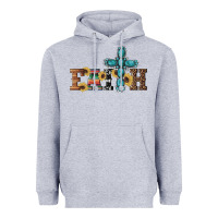 Western Gemstone Cross Faith Heavyweight Hoodie | Teevron