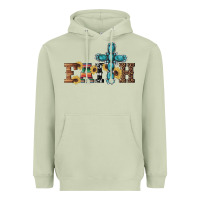 Matcha western gemstone cross faith Heavyweight Hoodie - Artiststas