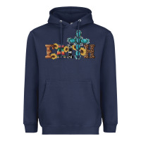 Navy western gemstone cross faith Heavyweight Hoodie - Artiststas