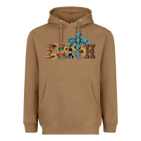 Toasted Coconut western gemstone cross faith Heavyweight Hoodie - Artiststas