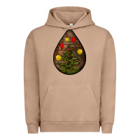 Pigment Burro christmas  teardrop Urban Hoodie - BundleAndBundleShop